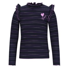 B-NOSY-Y508-5427-NAVY VIOLET STRIPE